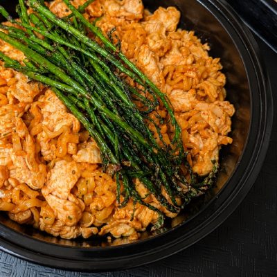 Spicy chicken ramen