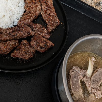 Slow-cooked rib